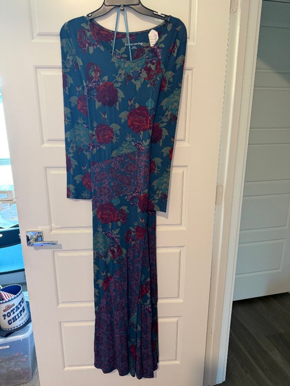 Soft Surroundings Floral Maxi Dress Medium